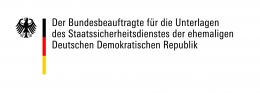 Logo: Bundesbeauftragter für die Unterlagen der Stasi der ehemaligen DDR (BStU)